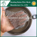 Baina Premium Stainless Steel Chainmail Pan Scrubber